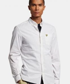 Lyle & Scott Grey LS Slim Fit Gingham Shirt 11 Lyle & Scott Grey LS Slim Fit Gingham Shirt -Lyle & Scott Outlet | Sale unnamed file 2137