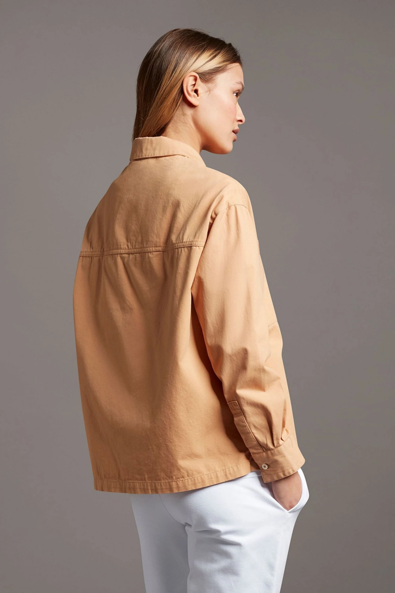 Lyle & Scott Brown Cotton Canvas Shirt 2 Lyle & Scott Brown Cotton Canvas Shirt - Image 2