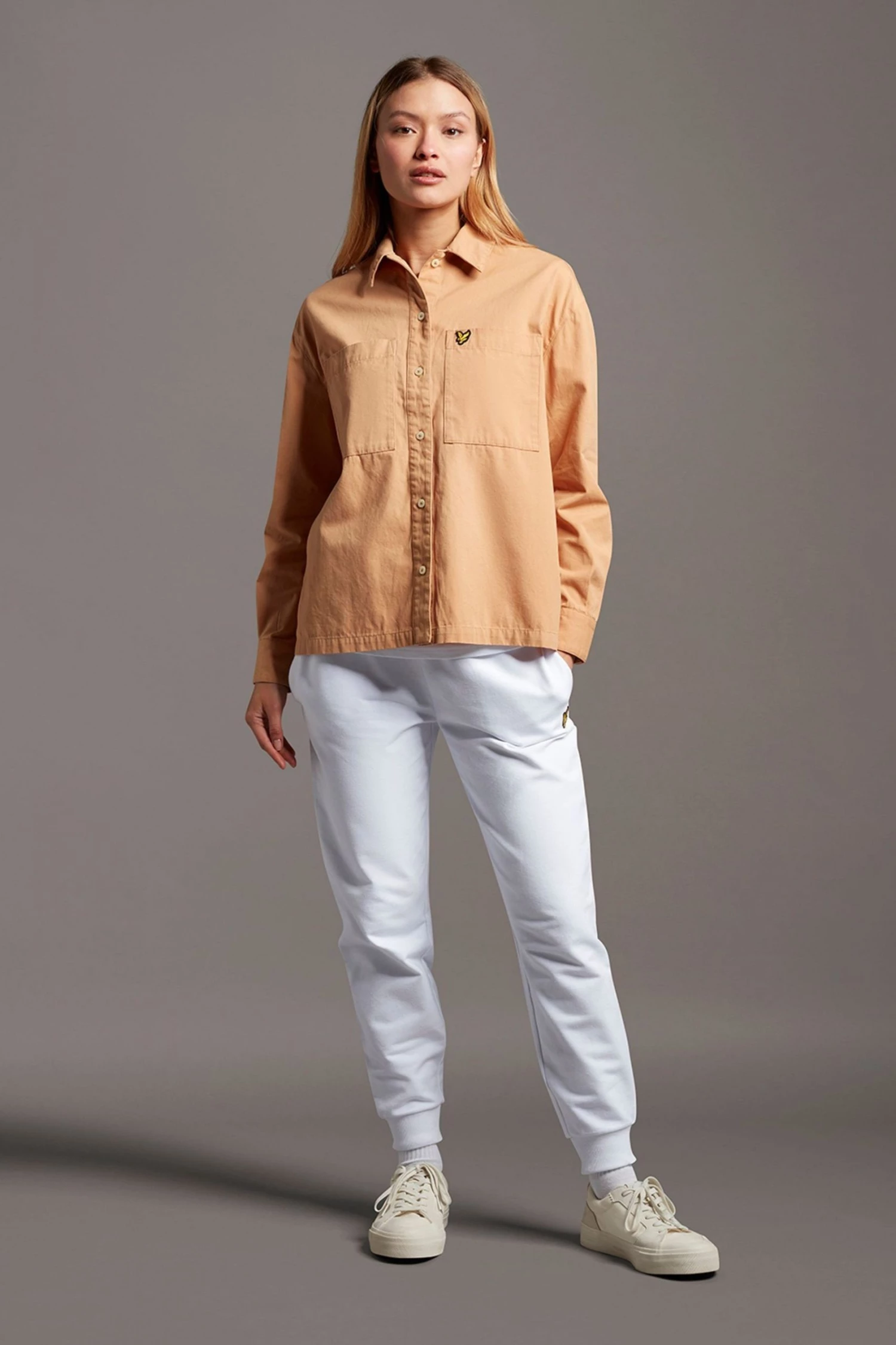 Lyle & Scott Brown Cotton Canvas Shirt 3 Lyle & Scott Brown Cotton Canvas Shirt - Image 3