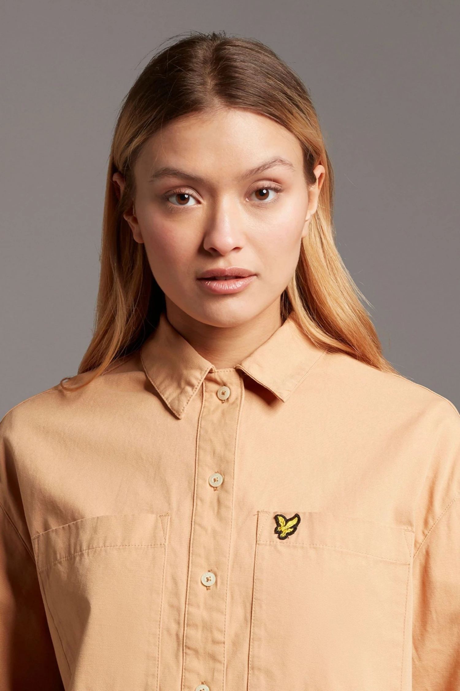 Lyle & Scott Brown Cotton Canvas Shirt 4 Lyle & Scott Brown Cotton Canvas Shirt - Image 4