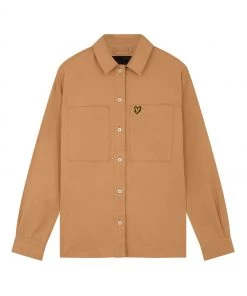 Lyle & Scott Brown Cotton Canvas Shirt 10 Lyle & Scott Brown Cotton Canvas Shirt -Lyle & Scott Outlet | Sale unnamed file 2142 scaled