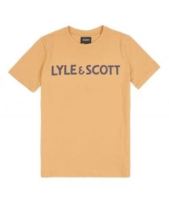 Lyle & Scott Blue Lyle & Scott Text T-Shirt
