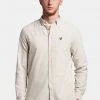 Lyle & Scott Green Regular Fit Light Weight Oxford Shirt