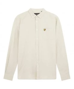 Lyle & Scott Green Regular Fit Light Weight Oxford Shirt -Lyle & Scott Outlet | Sale unnamed file 2177 scaled