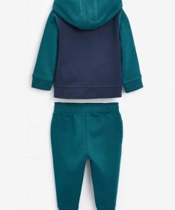 Lyle & Scott Blue Colour Block Zip Hoodie And Jog Set -Lyle & Scott Outlet | Sale unnamed file 2199 scaled