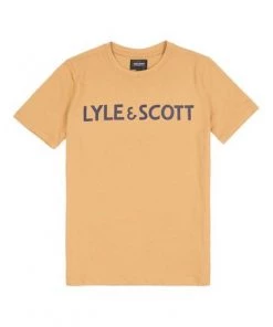 Lyle & Scott Blue Lyle & Scott Text T-Shirt -Lyle & Scott Outlet | Sale unnamed file 220