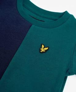 Lyle & Scott Blue Contrast Panel Crew And Jog Set -Lyle & Scott Outlet | Sale unnamed file 2216 scaled