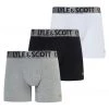 Lyle & Scott Lyle And Scott Black Christopher Premium Underwear Trunks 3 Pack