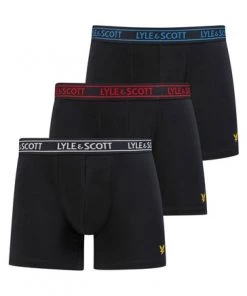 Lyle & Scott Black Underwear Trunks 3 Pack -Lyle & Scott Outlet | Sale unnamed file 2271