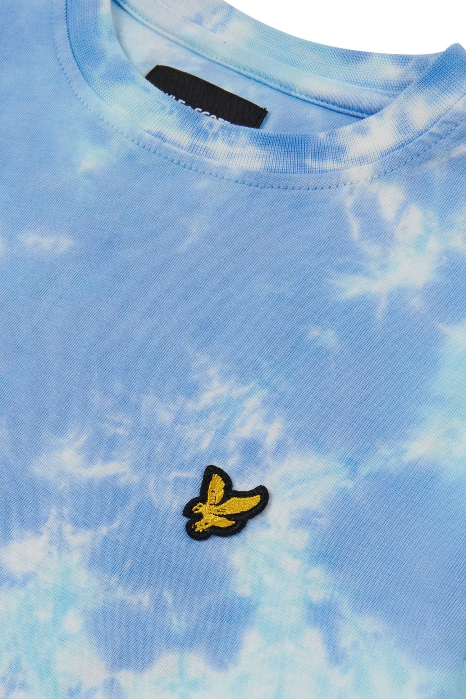 Lyle & Scott Blue Tie Dye T-Shirt 6 Lyle & Scott Blue Tie Dye T-Shirt - Image 6
