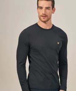 Lyle & Scott Long Sleeve T-Shirt Dark Navy