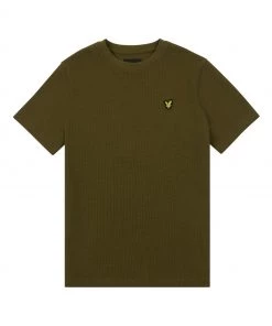 Lyle & Scott Green Textured T-Shirt