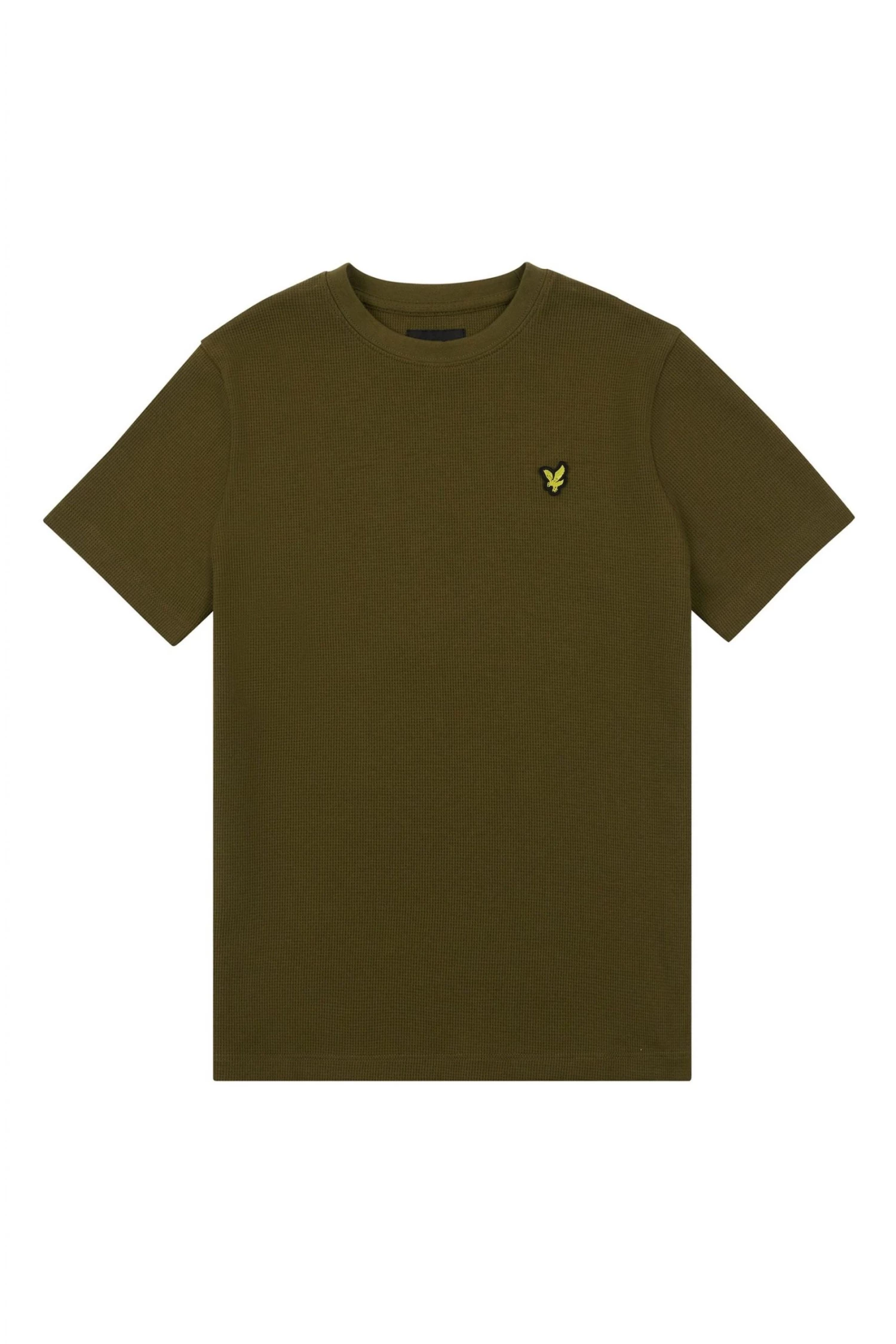 Lyle & Scott Green Textured T-Shirt 2 Lyle & Scott Green Textured T-Shirt - Image 2