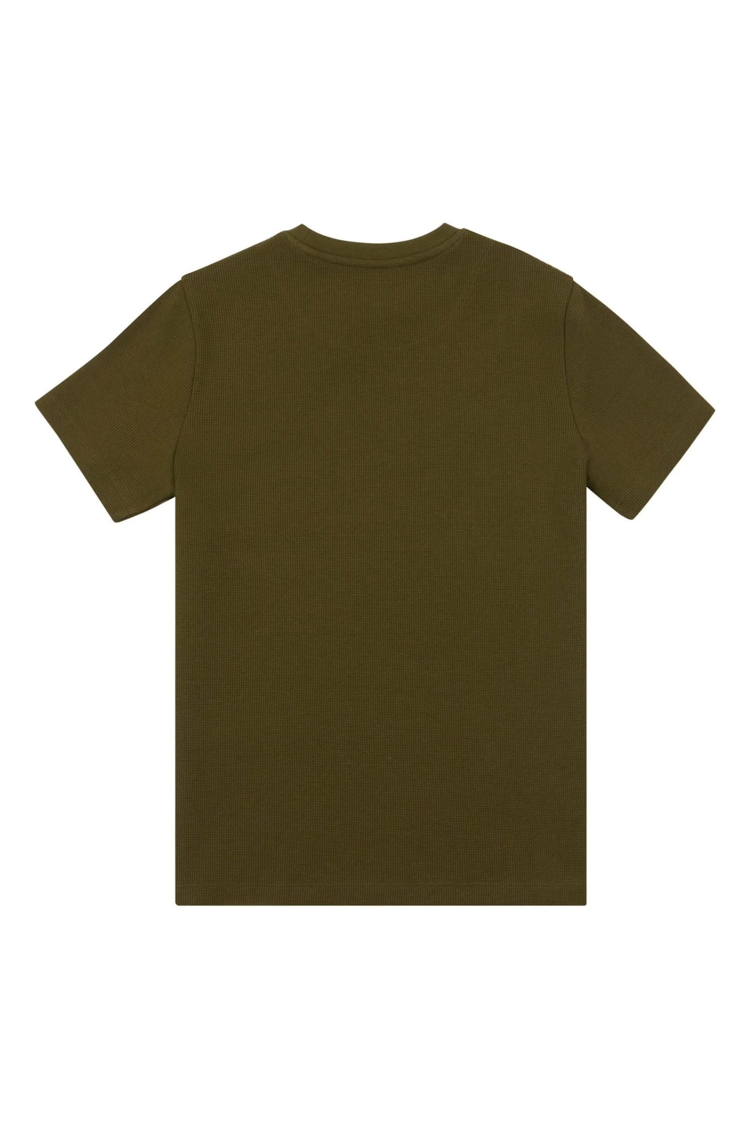 Lyle & Scott Green Textured T-Shirt 3 Lyle & Scott Green Textured T-Shirt - Image 3