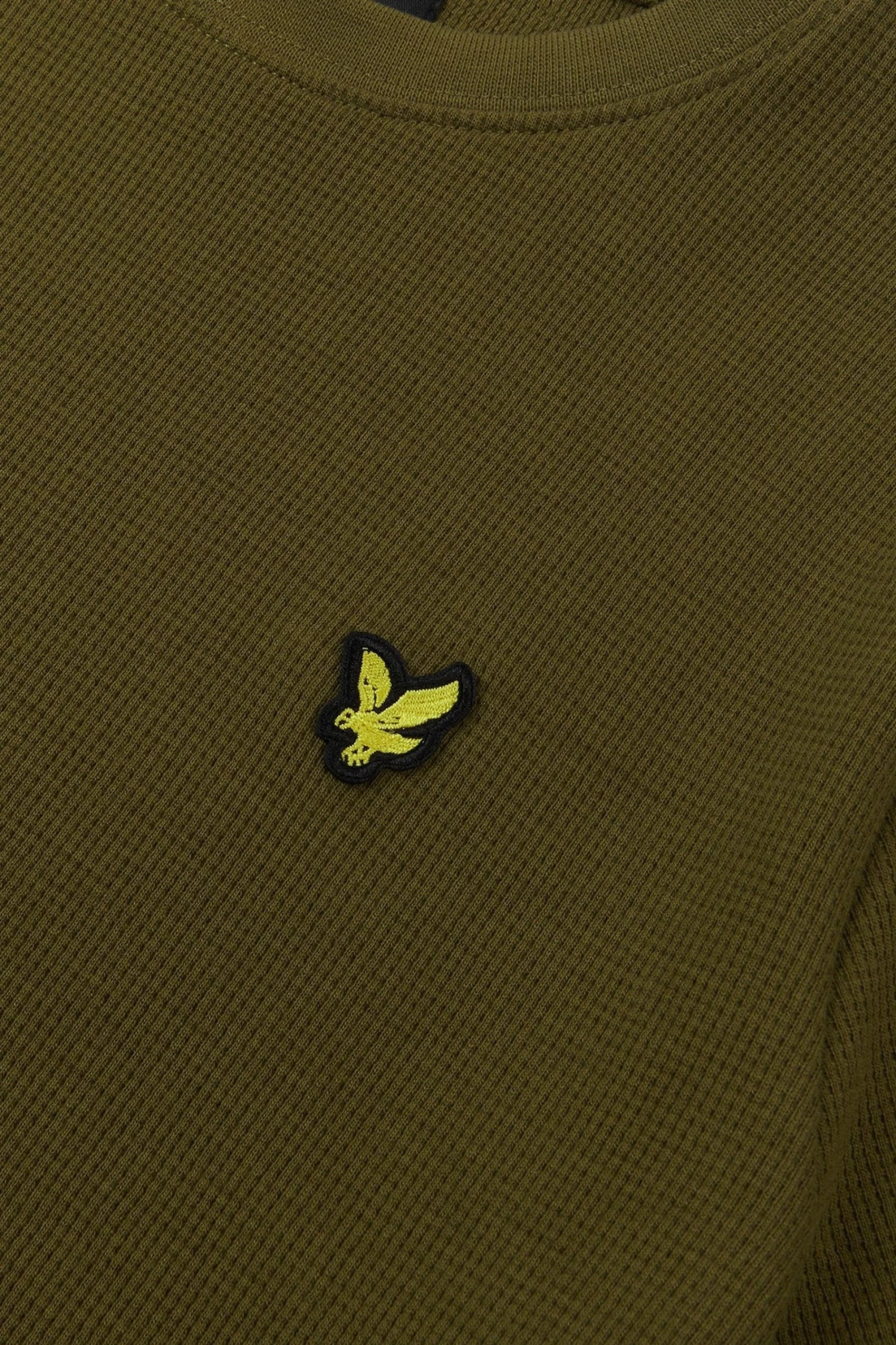 Lyle & Scott Green Textured T-Shirt 4 Lyle & Scott Green Textured T-Shirt - Image 4