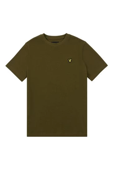 Lyle & Scott Green Textured T-Shirt 5 Lyle & Scott Green Textured T-Shirt - Image 5