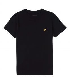 Lyle & Scott Black Fitted Short Sleeve T-Shirt