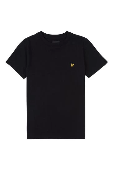 Lyle & Scott Black Fitted Short Sleeve T-Shirt 4 Lyle & Scott Black Fitted Short Sleeve T-Shirt - Image 4