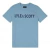 Lyle & Scott Blue Text T-Shirt