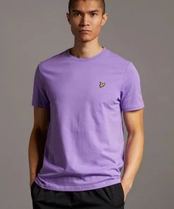 Lyle & Scott Purple Plain T-Shirt