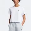 Lyle & Scott White Cropped T-Shirt