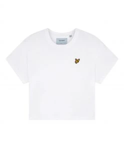 Lyle & Scott White Cropped T-Shirt -Lyle & Scott Outlet | Sale unnamed file 325 scaled