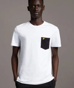 Lyle & Scott Black Contrast Pocket T-Shirt