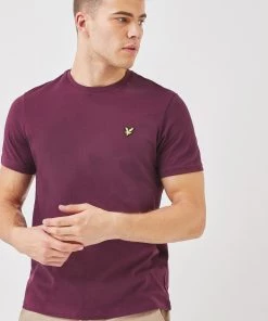 Lyle & Scott Organic Crew Neck T-Shirt Blue