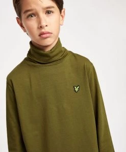 Lyle & Scott Green Heavyweight Turtle Neck Jersey -Lyle & Scott Outlet | Sale unnamed file 359 scaled
