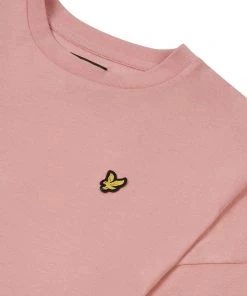 Lyle & Scott Red Long Sleeve Step Hem Top -Lyle & Scott Outlet | Sale unnamed file 366 scaled