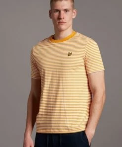 Lyle & Scott 2 Colour Stripe T-Shirt -Lyle & Scott Outlet | Sale unnamed file 382