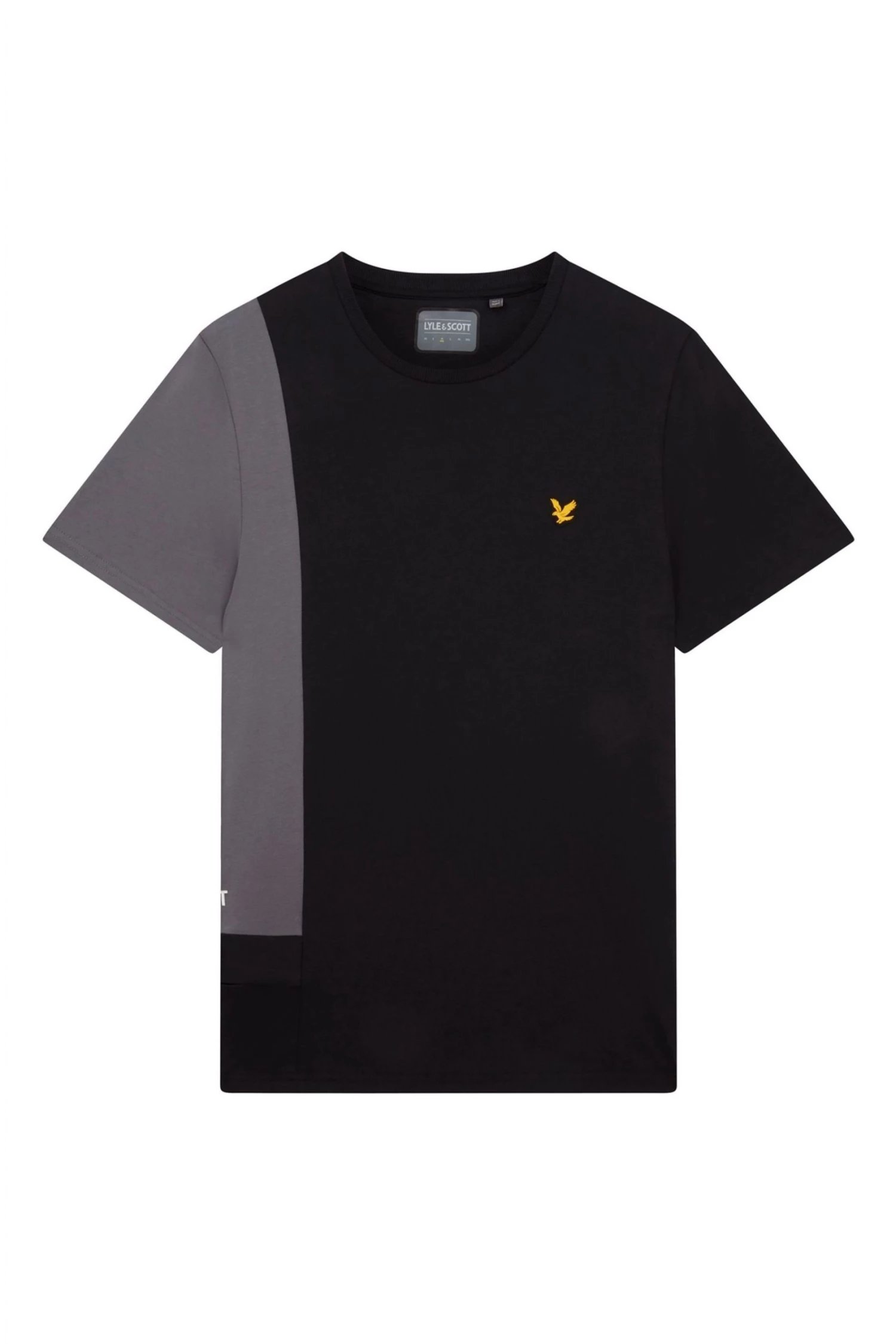 Lyle & Scott Black Colourblock Pocket T-Shirt 5 Lyle & Scott Black Colourblock Pocket T-Shirt - Image 5