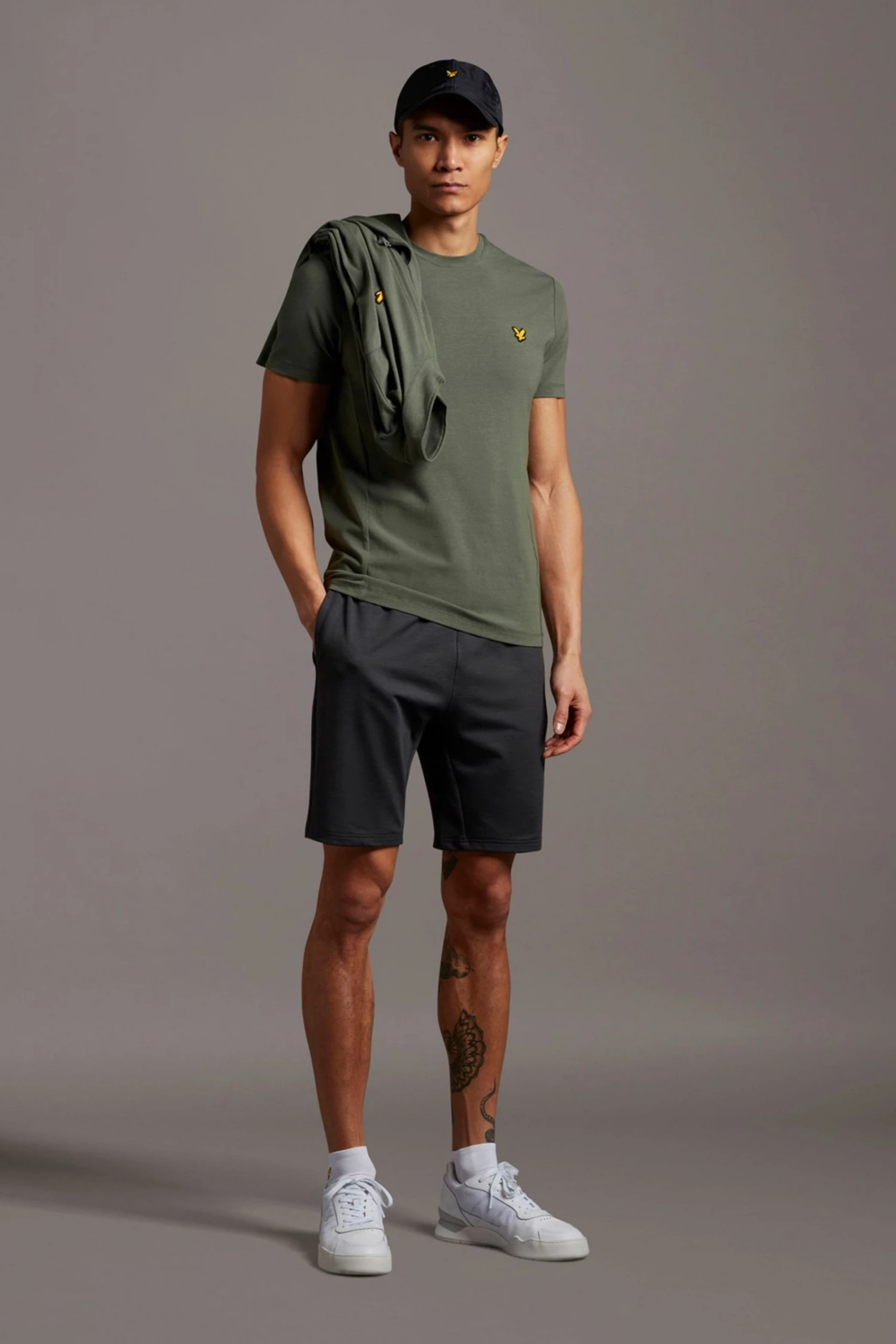 Lyle & Scott Green Smart Cell T-Shirt 3 Lyle & Scott Green Smart Cell T-Shirt - Image 3