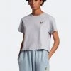Lyle & Scott Grey Cropped T-Shirt