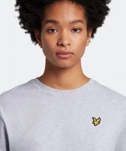 Lyle & Scott Grey Cropped T-Shirt -Lyle & Scott Outlet | Sale unnamed file 407 scaled