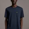 Lyle & Scott Blue Relaxed Pocket T-Shirt
