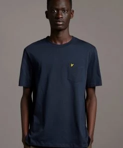 Lyle & Scott Blue Relaxed Pocket T-Shirt