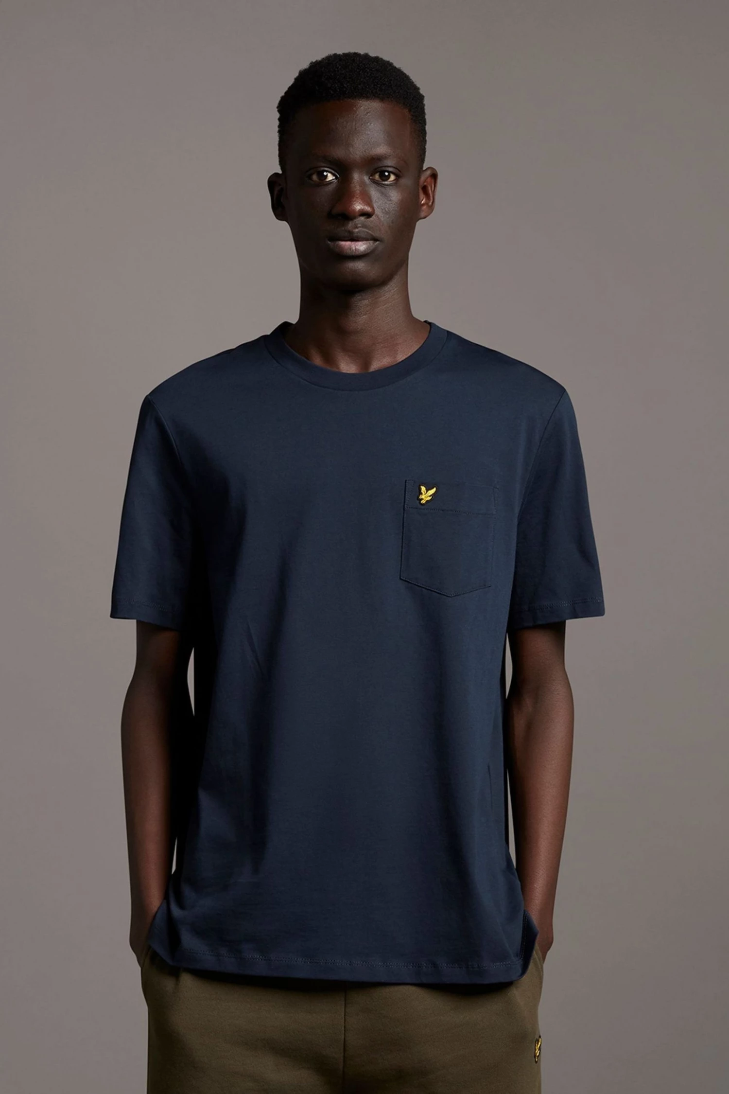 Lyle & Scott Blue Relaxed Pocket T-Shirt 1 Lyle & Scott Blue Relaxed Pocket T-Shirt