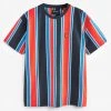 Lyle & Scott Blue Vertical Stripe T-Shirt
