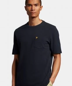 Lyle & Scott Blue Sandwash Pique T-Shirt