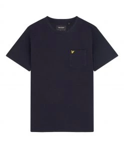 Lyle & Scott Blue Sandwash Pique T-Shirt -Lyle & Scott Outlet | Sale unnamed file 441 scaled