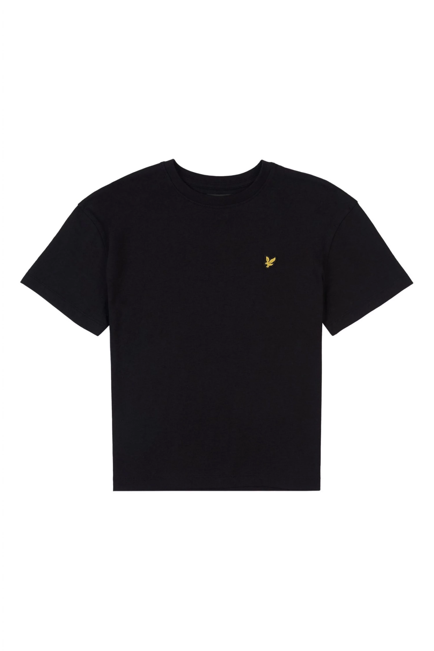 Lyle & Scott Black Oversize Boxy T-Shirt 1 Lyle & Scott Black Oversize Boxy T-Shirt