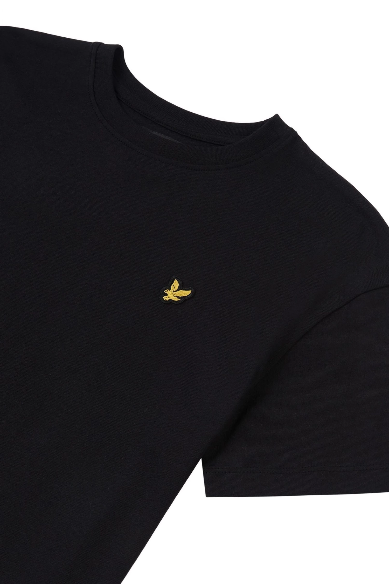 Lyle & Scott Black Oversize Boxy T-Shirt 3 Lyle & Scott Black Oversize Boxy T-Shirt - Image 3
