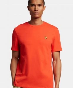 Lyle & Scott Red Plain T-Shirt