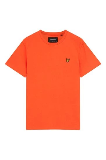 Lyle & Scott Red Plain T-Shirt 6 Lyle & Scott Red Plain T-Shirt - Image 6