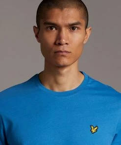 Lyle & Scott Blue Plain T-Shirt 8 Lyle & Scott Blue Plain T-Shirt -Lyle & Scott Outlet | Sale unnamed file 461 scaled