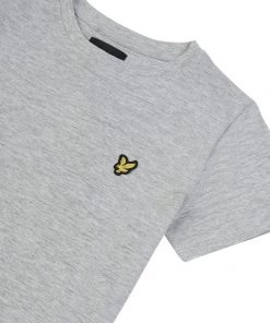 Lyle & Scott Grey Fitted Short Sleeve T-Shirt -Lyle & Scott Outlet | Sale unnamed file 465 scaled