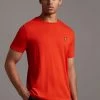 Lyle & Scott Burnt Orange Plain T-Shirt