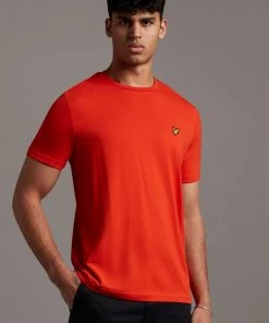 Lyle & Scott Burnt Orange Plain T-Shirt