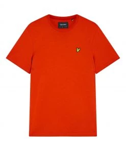 Lyle & Scott Burnt Orange Plain T-Shirt -Lyle & Scott Outlet | Sale unnamed file 471 scaled